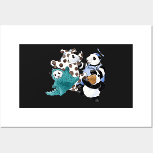 Pandas are the Best Friends Posters and Art